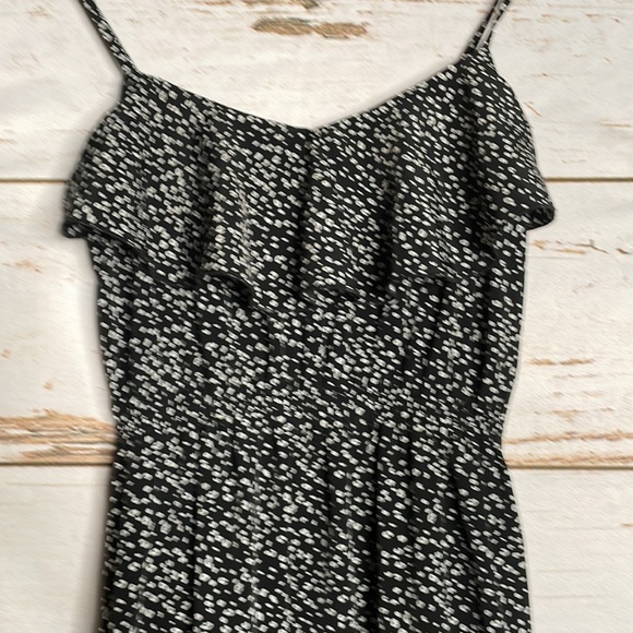 Women's Soprano Maxi Spaghetti Strap Black and White Dress Size Small - Picture 3 of 5